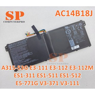 ACER BATTERY แบตเตอรี่ของของแท้ ACER ASPIRE A315-53G E3-111 E3-112 E3-112M ES1-311 ES1-511 ES1-512 E5-771G V3-371 V3-111