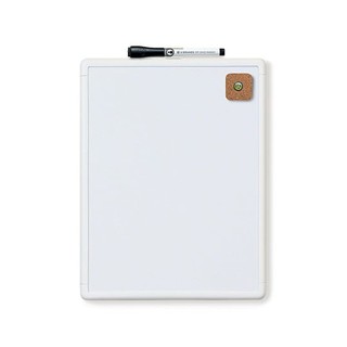 U Brands : UBD251U00-04* กระดานไวท์บอร์ดพร้อมปากกา Contempo Magnetic Dry Erase Board, 8.5 x 11 Inches, White Frame