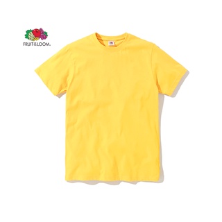 Fruit of The Loom® Soft Premium Yellow เสื้อยืดแขนสั้น - เหลือง