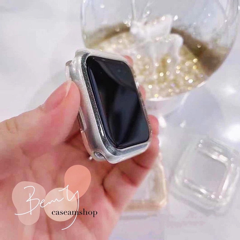 Custodia Apple Watch Batman – Cover Rigida Diamantata Con Paraurti In Pelle Per Series 6/5/4/3/2/SE