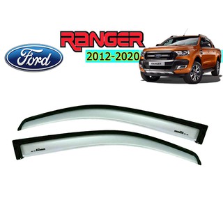 กันสาด/คิ้วกันสาด ฟอร์ด เรนเจอร์ Ford Ranger ปี 2012-2020 2 ประตู ตอนเดียว สีบรอนซ์