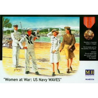 ฟิกเกอร์โมเดล Master Box Model 1/35 MB3556 Women at War: US Navy WAVES