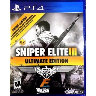 PS4 Sniper Elite III Ultimate Edition (AllZone/US)(English) แผ่นเกม ของแท้ มือ1 มือหนึ่ง ของใหม่ ในซีล แผ่นเกมส์