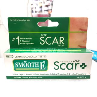 Smooth E Acne Scar Serum สมูทอี แอคเน่ สการ์ เซรั่ม เซรั่มลดรอยแผลเป็นจากสิว ขนาด 7 กรัม