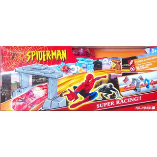 ชุดรางปล่อยรถ Power Launcher  Spiderman