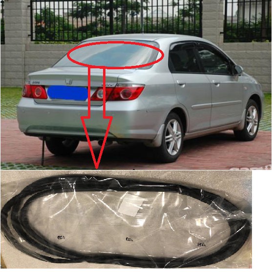 ยางกระจกมองหลัง สําหรับ HONDA CITY 2003 2004 2005 2006 2007 2008