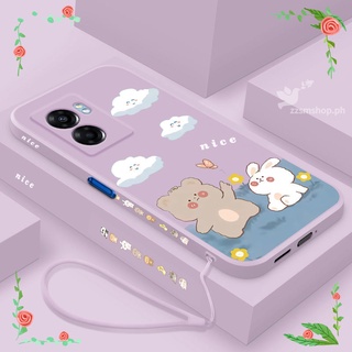 เคส Samsung A01 A02 A02S A03S A10 M10 เคสโทรศัพท์ ซิลิโคน TPU นิ่ม เรียบง่าย การ์ตูน ขอบตรง เคสป้องกัน