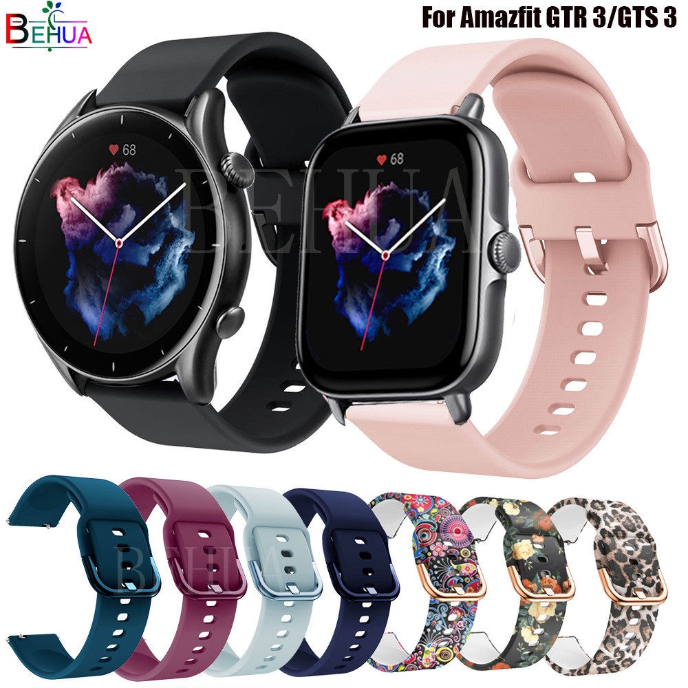 สายนาฬิกาข้อมือซิลิโคน 20 มม. 22 มม. สําหรับ Amazfit GTR 4 3 3 Pro GTR 2 Smartwatch WatchBand Amazfit GTS 4 3 2