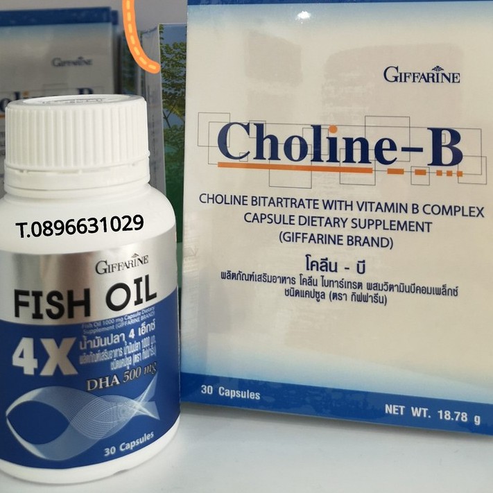 โคลีน - บี Choline - B ผลิตภัณฑ์เสริมอาหารโคลีนผสม วิตามินบีรวม