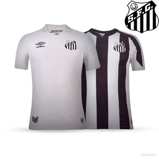 เสื้อกีฬาแขนสั้น ลายทีมชาติฟุตบอล Santos FC 2022 2023 ชุดเหย้า เยือน พลัสไซซ์ สําหรับผู้ชาย และผู้หญิง