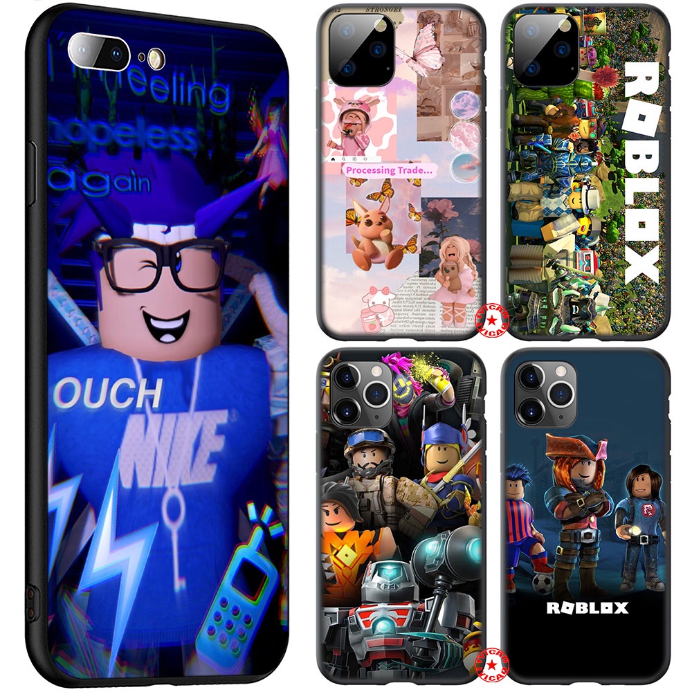 IS51 Roblox Soft Case สําหรับ iPhone 5 5S 6 6S 7 8 11 Pro Max Plus SE XR