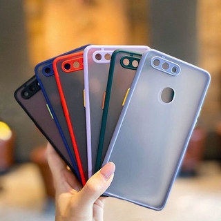 ตรงรุ่นขอบสีผิวด้าน เคสกันกระแทก ขอบนิ่ม OPPO A12 A12e R9S A…