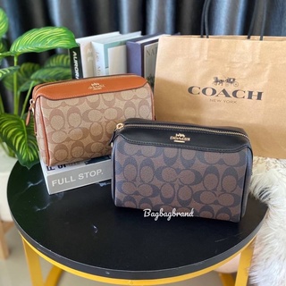 COACH 77879 BENNETT CROSSBODY IN SIGNATURE CANVAS ส่งฟรี