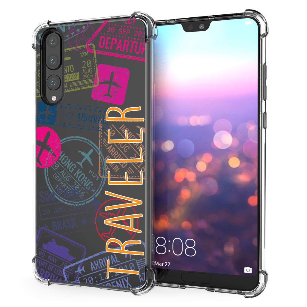 เคส สำหรับ Huawei P20 Pro Anti-Shock Protection TPU Case [TRAVELER]