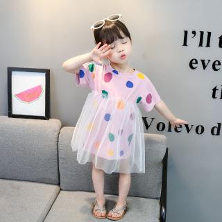 2021✿พร้อมส่ง เกาหลีฤดูร้อนใหม่สาวแขนสั้นชุดตาข่าย