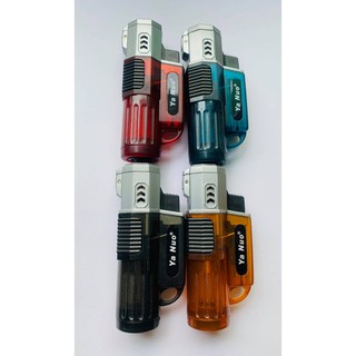 ไฟหัวพ่น ไฟแช็ค No.51 Butane Jet Lighter Torch Turbo Pipe Lighter Mini Spray Gun Cigar Lighter Windproof