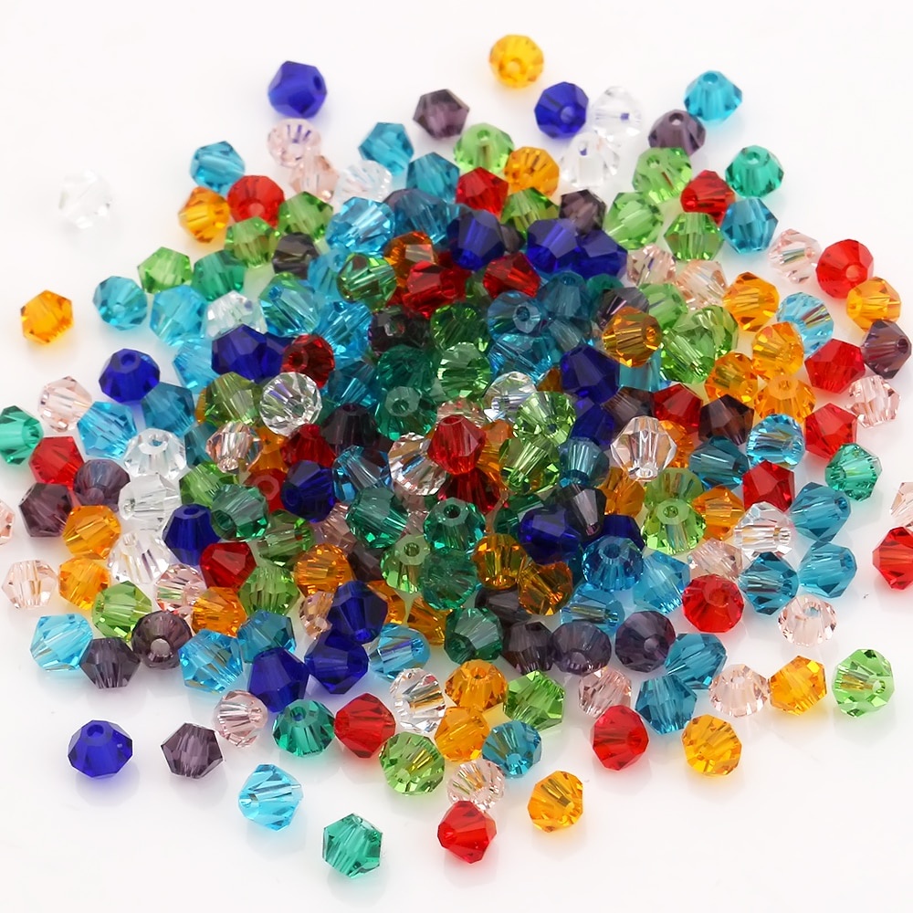 Zhubi ลูกปัดแก้วคริสตัล 2 3 4 5 6 8 มม. สําหรับทําเครื่องประดับ สร้อยข้อมือ Diy