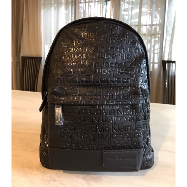 กระเป๋า "CALVIN KLEIN" JEANS BACKPACK (Size L) กระเป๋าสะพายเป้ใบใหญ่!!