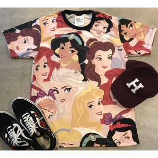 เสื้อ &amp; เดรส ผ้าดาวกระจายลายเจ้าหญิงdisney