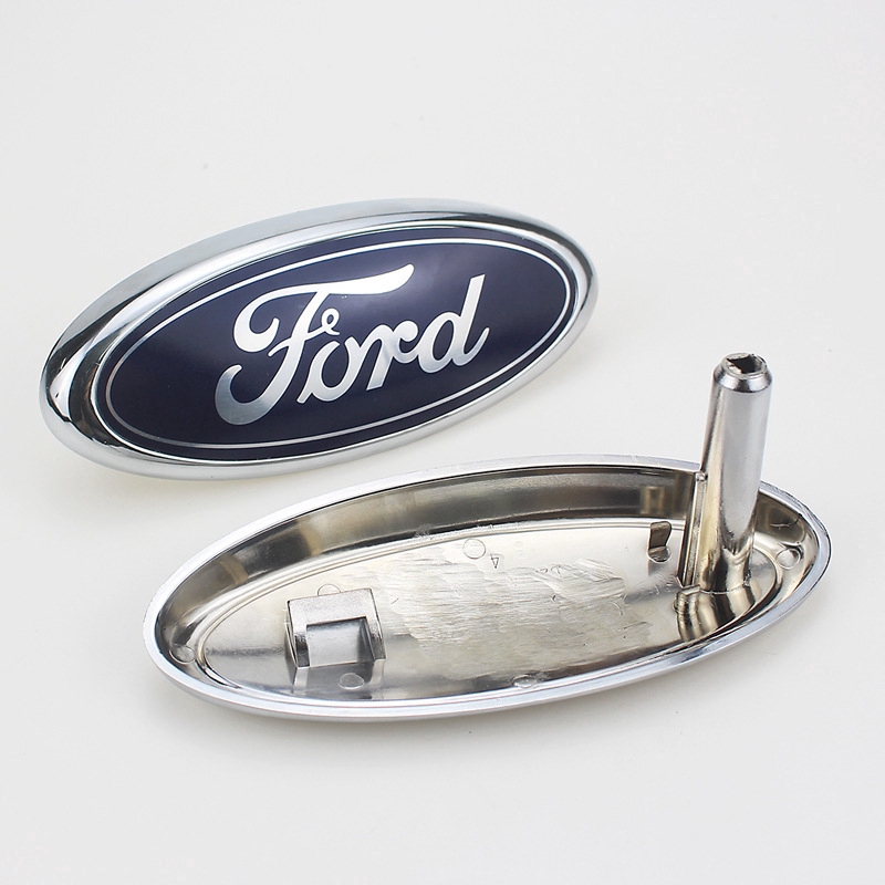ตราสัญลักษณ์โลโก้ Ford ด้านหน้า สีเทา สําหรับ Ford Focus