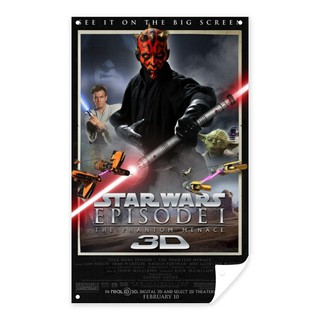 โปสเตอร์หนัง STAR WARS EPISODE 1 1999 ( STAR WARS EPISODE 1 THE   PHANTOM MENACE 1999 MOVIE POSTER )