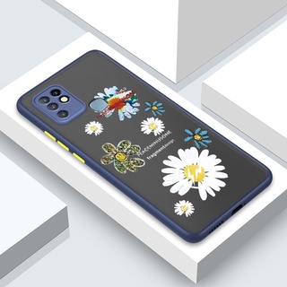 Daisies art ใหม่ เคสโทรศัพท์มือถือ กันกระแทก ลายดอกเดซี่ สําหรับ Infinix Hot 10 10S Play Smart HD 2021 X682B X682C X688C For Soft Case Phone Casing Camera Lens Protector Full Cover simple Silicone Cases mobile covers