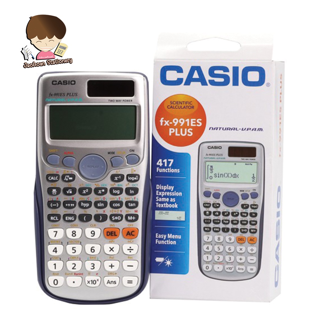 เครื่องคิดเลขวิทยาศาสตร์ รุ่น Casio-FX-991ES-Plus