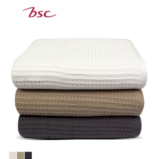 Bsc ผ้าขนหนู Cotton 100% รุ่น Waffle ***ผ้าเช็ดตัวอย่างเดียว***  (AST12070)