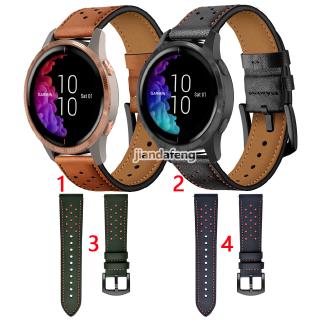 สายนาฬิกาข้อมือ หนังแท้ แฟชั่น สําหรับ Garmin Venu