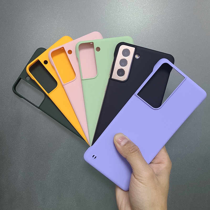 เคสโทรศัพท์มือถือแบบแข็ง บางมาก กันกระแทก สําหรับ SAMSUMG Galaxy S22 S21 S20 Plus ULTRA FE compatible for เคสไอโฟน