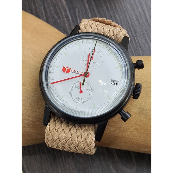 Montre Homme Undone Urban Chrono Hybride - Cadran Saumon, Boîtier Acier 40mm - Quartz - Neuf Avec étuis