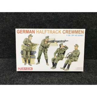 โมเดลประกอบ Dragon Models 1/35 DRA6193 GERMAN HALFTRACK CREWMEN