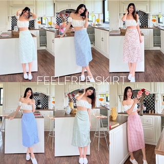 พร้อมส่งทุกลาย feelfree skirt 290.- กระโปรงทรงเอความยาว29" สไตล์เกาหลี เนื้อผ้านุ่ม ลื่นใส่สบาย มีซับใน