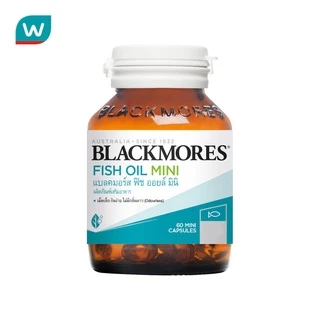 Blackmores แบลคมอร์ส โอเดอร์เลส ฟิช ออยล์ มินิแคป 60 แคปซูล