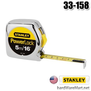 STANLEY ตลับเมตร 5m. 33-158 ของแท้ 100%