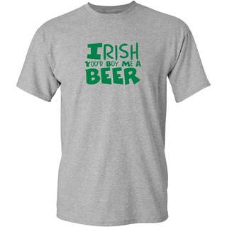 Feelin Good s Irish Youd Buy Me A St. เสื้อยืด พิมพ์ลาย Patricks Day Saint Irish Pats Sarcastic Funny สําหรับผู้ชาย