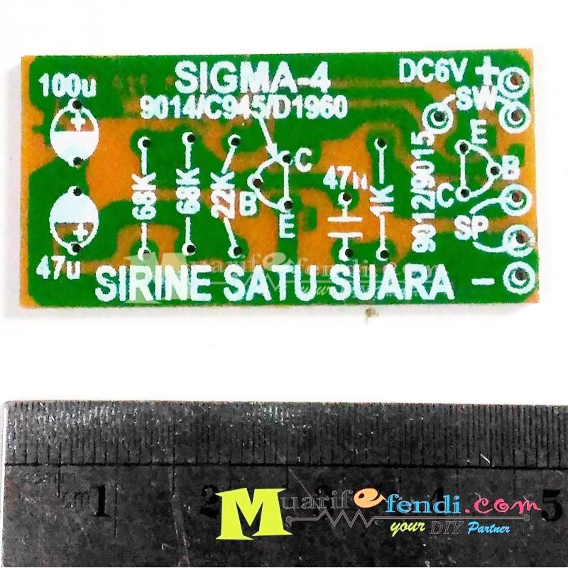 PCB Siren 1 เสียง c945 9014 d1960 251