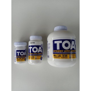 กาว TOA กาวลาเท็กซ์ ขนาด 32 oz ,16 oz , 8 oz , 4 ออนซ์ ( 1 ขวด )