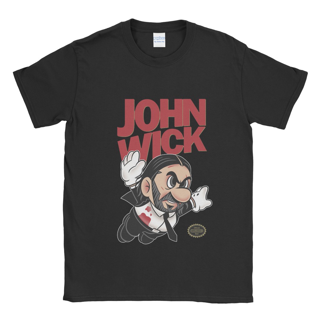 เสื้อยืด Mario Bros John Wick