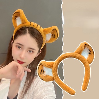 ที่คาดผม แต่งตุ๊กตาการ์ตูนสัตว์น่ารัก สไตล์เกาหลี แฟชั่นสําหรับผู้หญิง