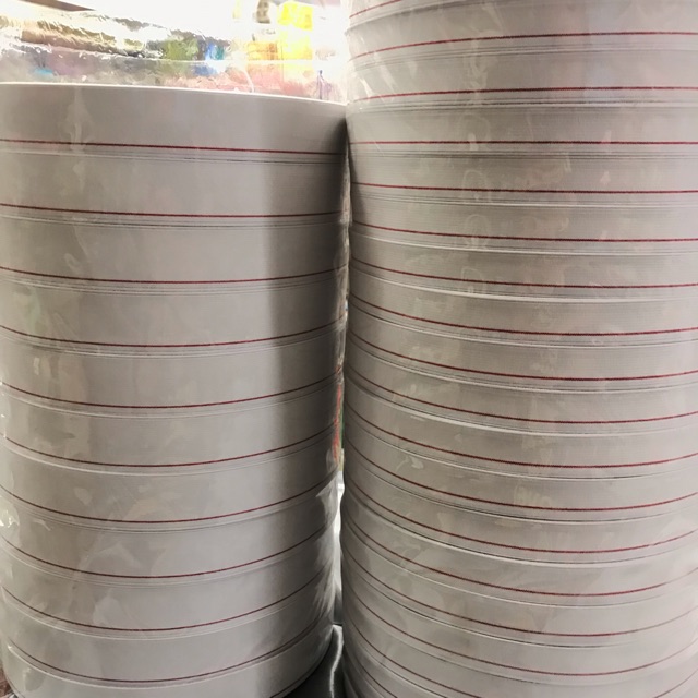 ยางยืด ริมแดง เกรดเอ 999 ยางยืดกางเกง ขายเป็นม้วน