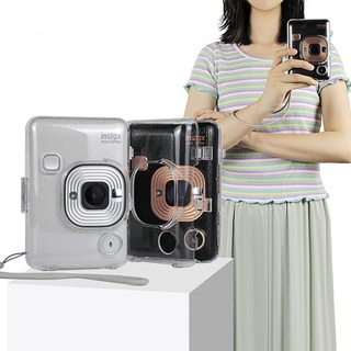 Superage เคส Pvc ใส ป้องกันกล้อง สําหรับ Instax Mini Liplay