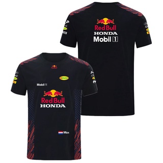 เสื้อยืดใหม่ 2022GILDAN 【เลือกบูติก】เสื้อยืดผ้าฝ้าย 100% พิมพ์ลายมังงะ F1 Team Red Racing Rb18 Team Extreme Sports Formu