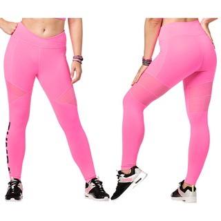 Zumba Wear : Bright Bold Zumba Ankle Leggings (กางเกงเลคกิ้งออกกำลังกายซุมบ้าและโยคะ)