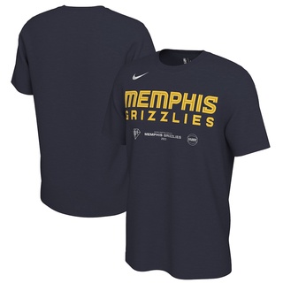 เสื้อยืด พิมพ์ลายบาสเก็ตบอล Memphis Grizzlies NBA Playoffs Mantra 2022 สีกรมท่า