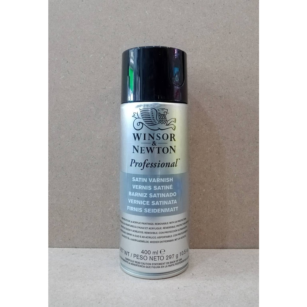 สเปรย์เคลือบภาพ Satin Varnish Winsor & Newton วินเซอร์แอนด์นิวตัน 400 ml.