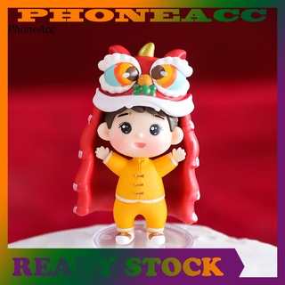 Phoneacc ตุ๊กตาเชิดสิงโต ประติมากรรม น้ําหนักเบา ของเล่นสําหรับเด็ก