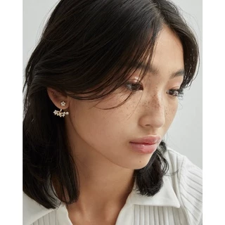 Julys - dahlia earrings