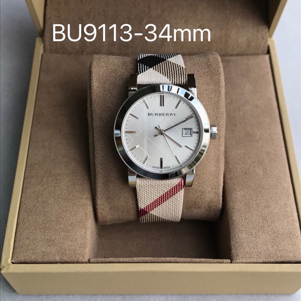 Burberry Women's BU9113 Large Check Nova Check Strap Watch BU9022 BU9212