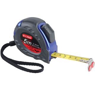 ตลับเมตรแม่เหล็ก 5 ม. สีดำ-น้ำเงิน ซูโม่ IF5019Magnetic Tape Measure 5 m. Black-Blue Sumo IF5019